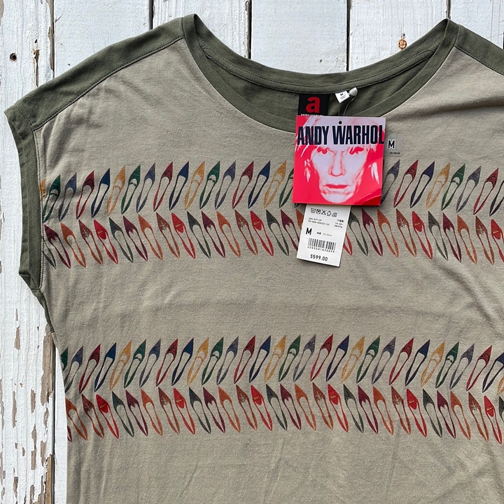 RARE Andy Warhol Collectible Tee Shirt NWT